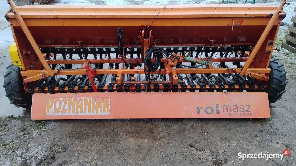 Siewnik Zbożowy Rolmasz Poznaniak 2003 Scieżki nieuszkodzony Kowale Pańskie