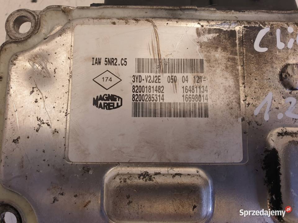 Renault Clio II 12 16V STEROWNIK SILNIKA