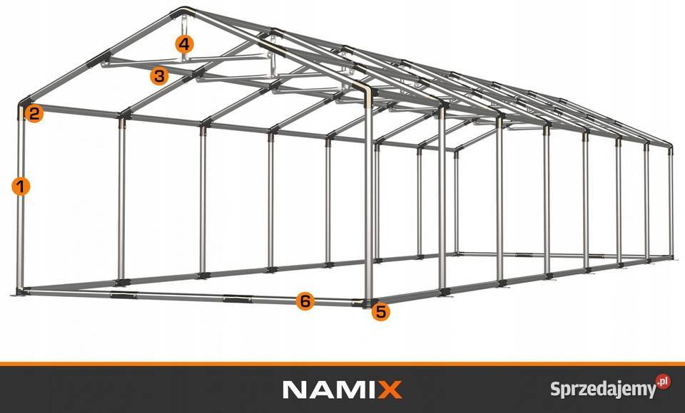 Namiot ROYAL 6x14m HALA PRZEMYSŁOWA magazyn Jabłonna