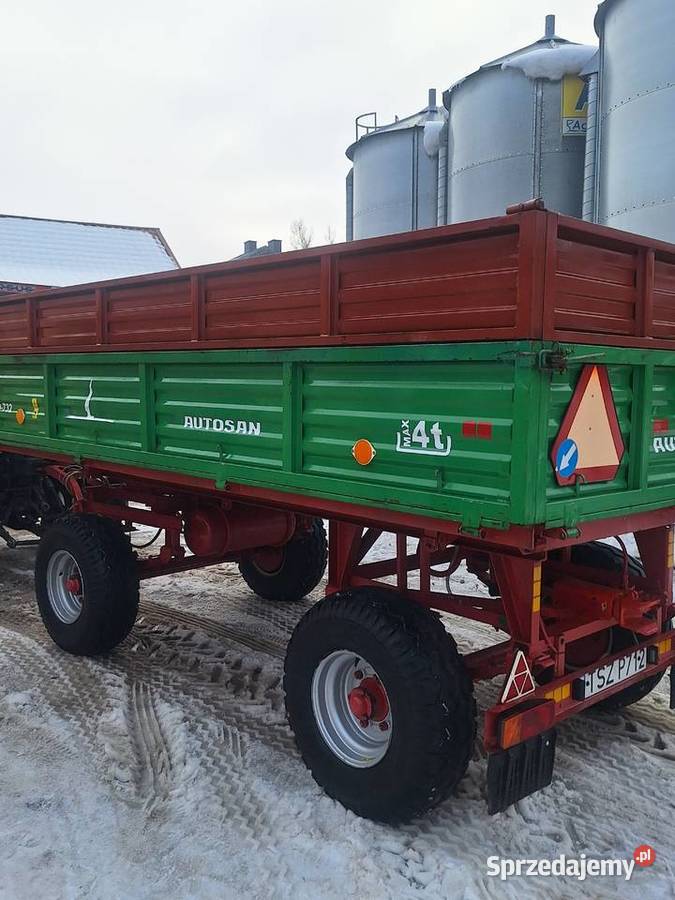 Przyczepa D 732 wywrotka zarejestrowana Ruszcza