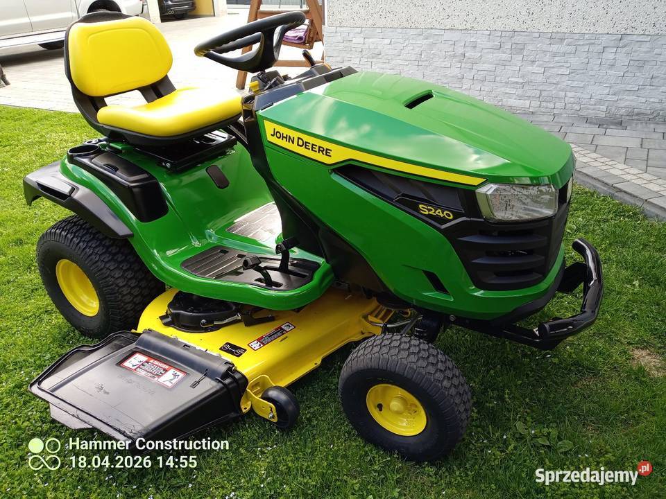 Traktorek kosiarka John Deere model S240 USA Sanok