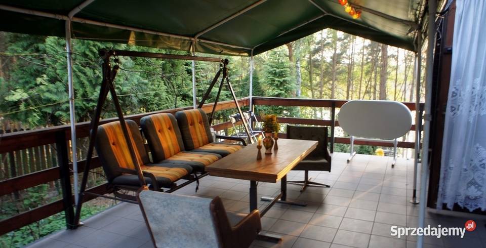 Domek letniskowy jeziorem z kominkiem działka Zbiczno