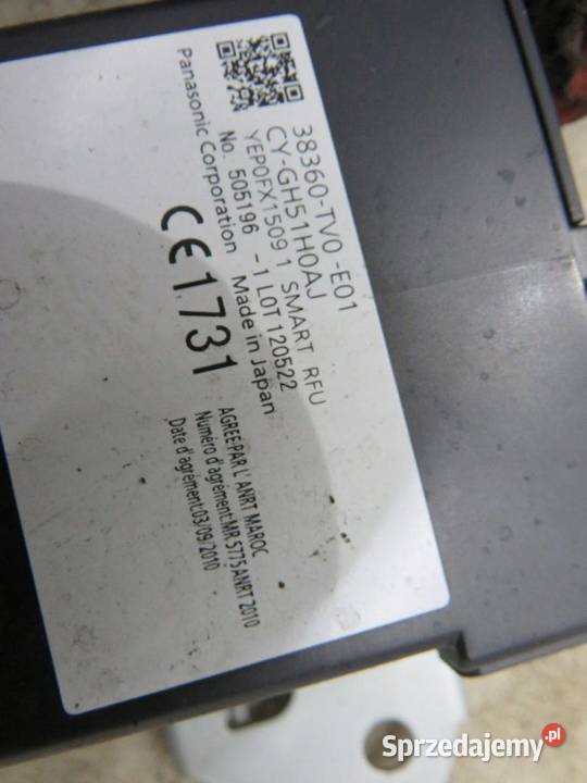 MODUŁ STEROWNIK CIVIC IX 38360TV0E01 osobowe