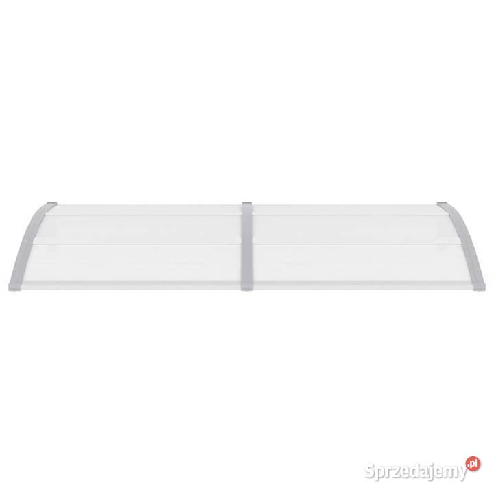 vidaXL Daszek drzwi szaroprzezroczysty 200 x 75 Warszawa