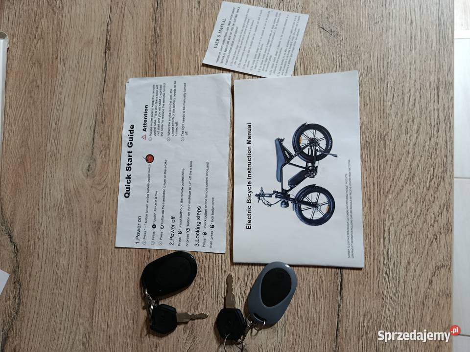 Fatbike elktryczny Ouxi V8 rower Elektryczne