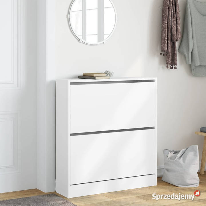Szafka na buty biała 80x21x875 materiał Warszawa