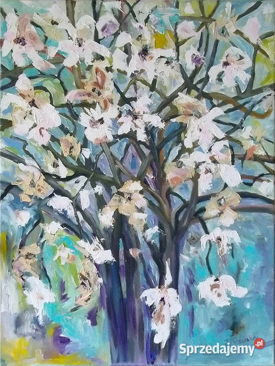 magnolia-obraz olejny 60x80 cm