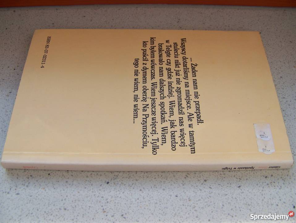 Spotkanie w Telgte Gnter Grass Poznań