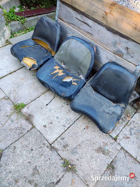 Siedzenie fotel amortyzowany do ciągnika wózka