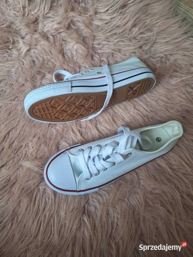 Klasyczne białe trampki NOWE ala Converse 38 Kraków