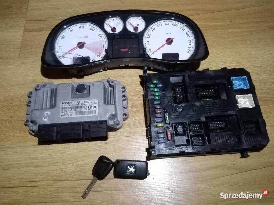 Zestaw startowy Peugeot 307 16b sport 9663394680 Układ elektryczny silnika Łódź
