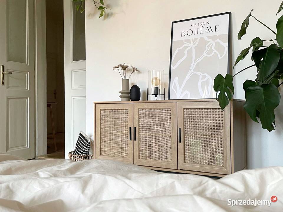 Komoda z drzwiami z plecionki Pozostałe Świdnica