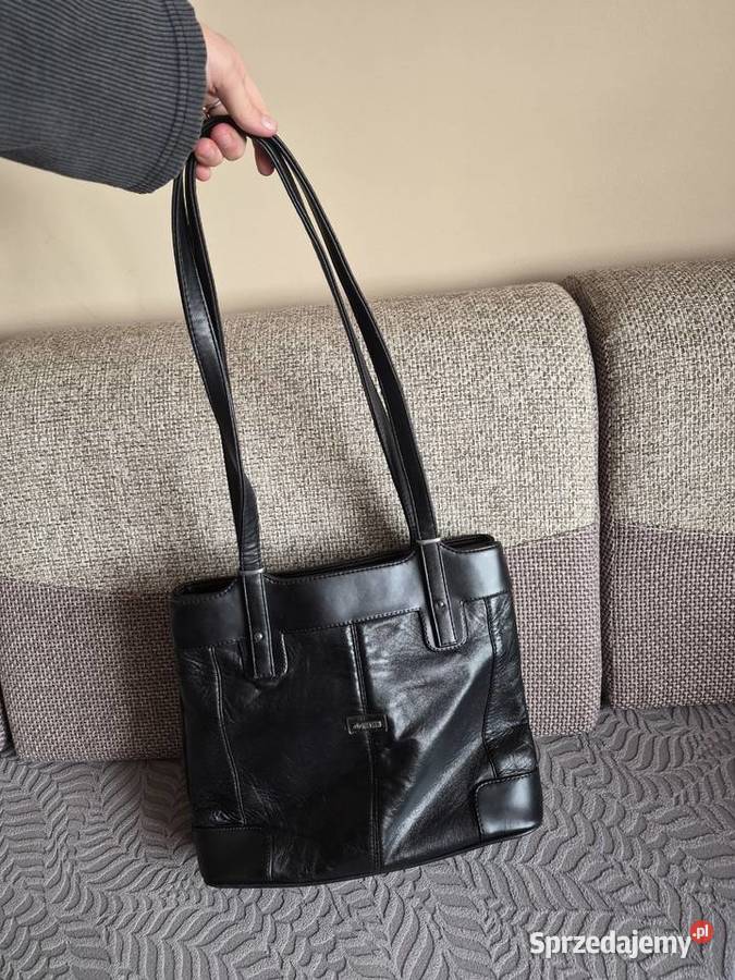 Skórzana torebka damska real leather skóra