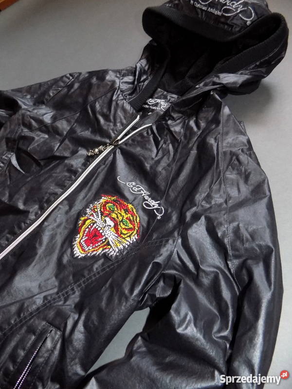 Kurtka Ed Hardy by Christian Audigier Nowa M czarny Ząbkowice Śląskie