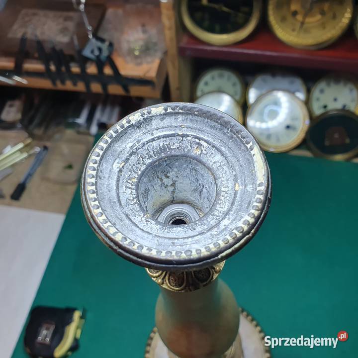 Duża kamienna podstawa do lampy naftowej dolnośląskie