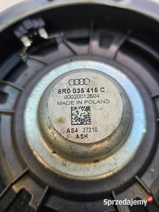 GŁOŚNIK BANG DRZWI PRZÓD AUDI Q5 8R A4 A5 osobowe Przystajń sprzedam