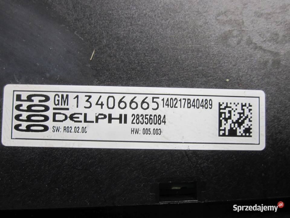 ASTRA J IV panel klimatyzacji radia 13406665 Kielce