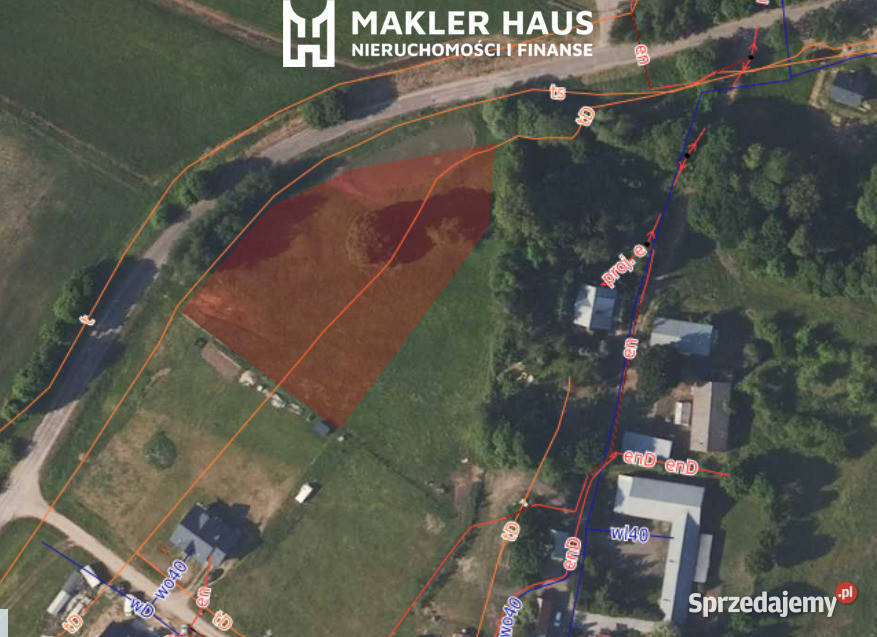 Malownicza działka w Jasionowie Żubryn sprzedam