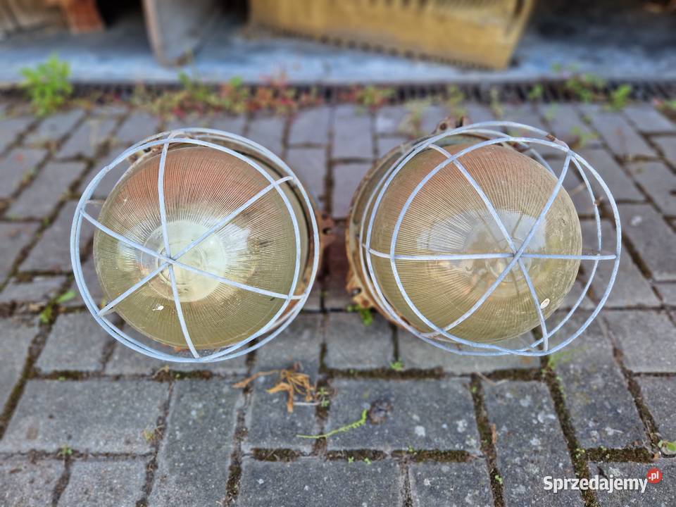 Para Starych lamp przemysłowych Szczecinek