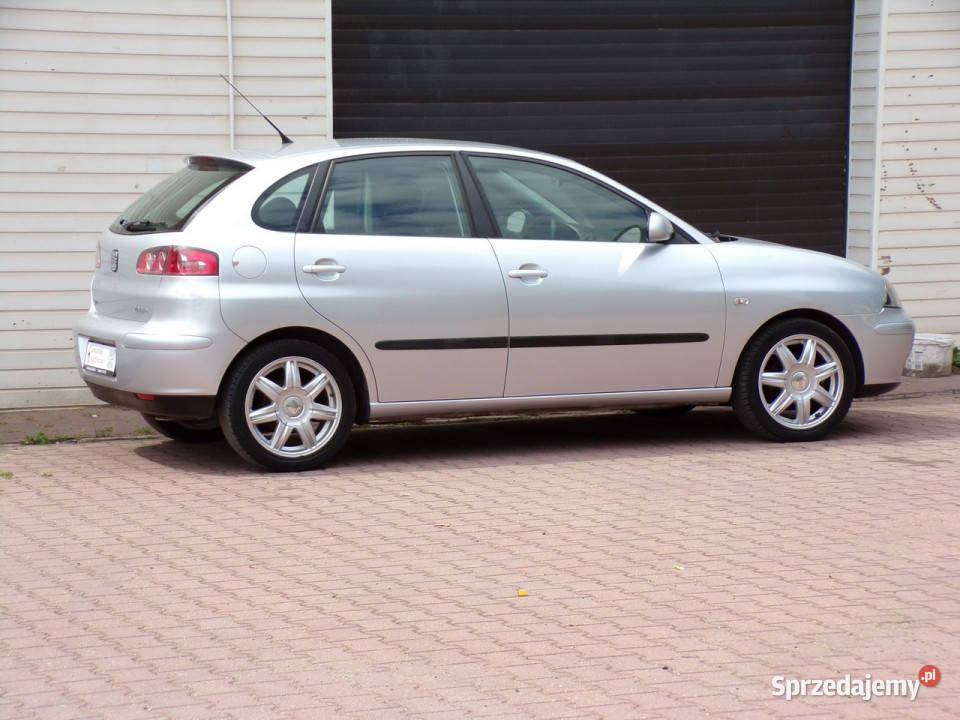 Seat Ibiza Klima Gwarancja 14 75 2006 III srebrny Mikołów