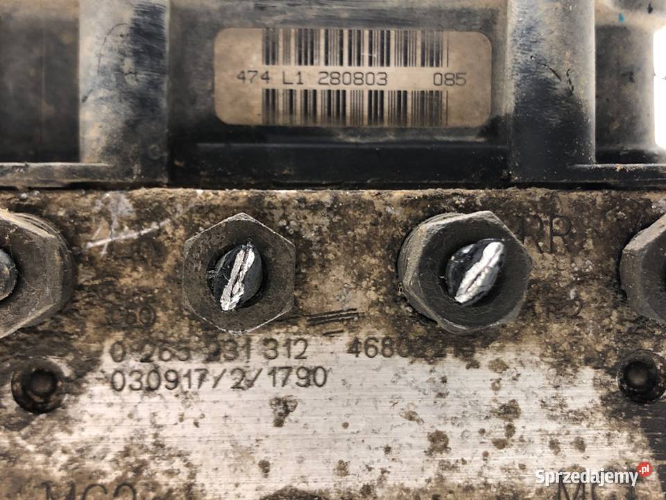 POMPA ABS FIAT PANDA II 0265231312 12 60 osobowe podkarpackie