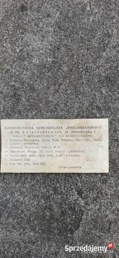 Oryginalne Lampy przód żuk warszawa Nysa itd lampy przednie sprzedam