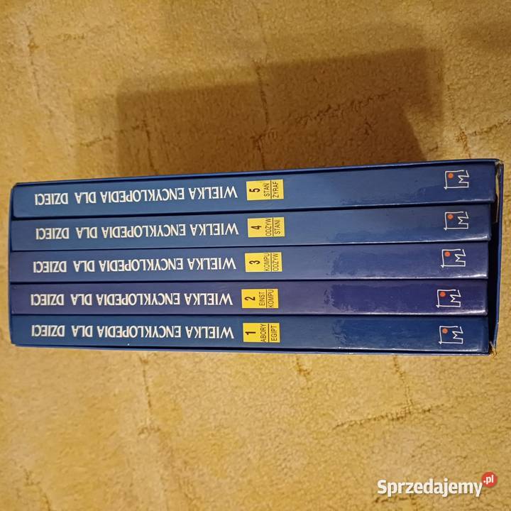 Wielka encyklopedia dzieci 5 tomów Sieradz
