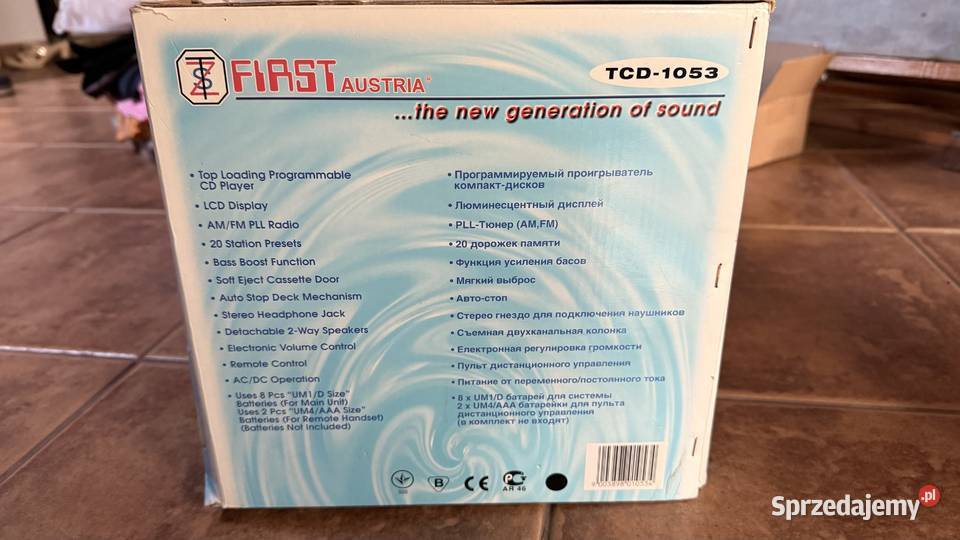 Mikro wieza First Austria TCD1053 Lublin