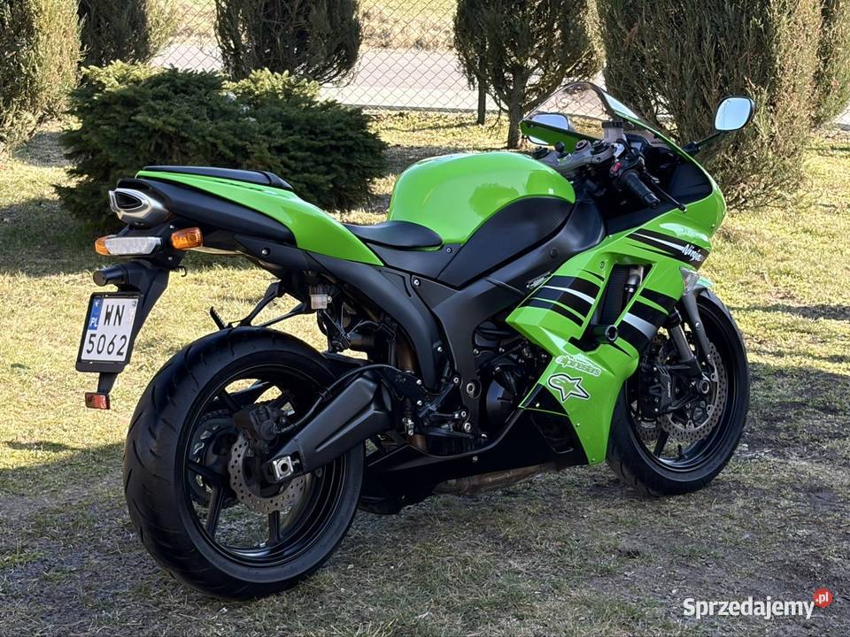Kawasaki Ninja ZX6R 600 przebieg 14 salon Polska Nowe Ostrowy