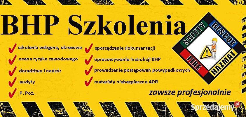 BHP szkolenia służba obsługa BHP Ppoż FV23 Wałbrzych