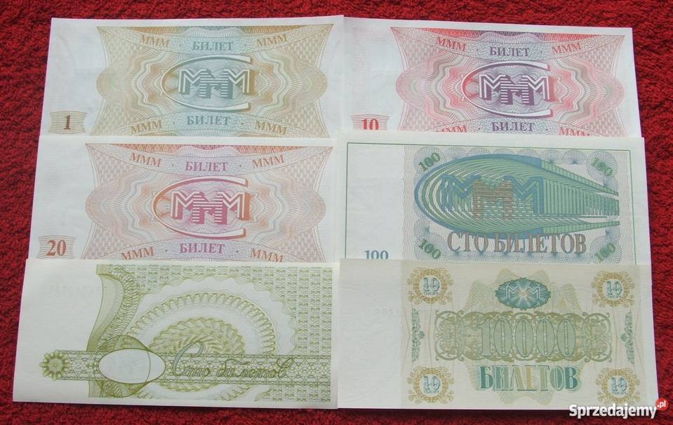 ROSJA ZASTĘPCZE Kolekcjonerskie Banknoty Zestaw Katowice