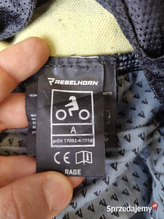 Spodnie motocyklowe Rebelhorn Rage Black lubuskie Bogumiłów