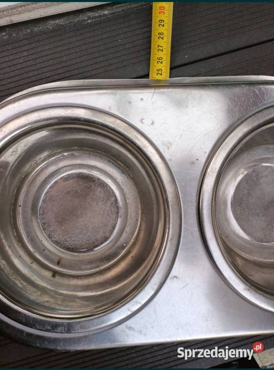 Miska podwójna stalowa Zwierzęta Radom