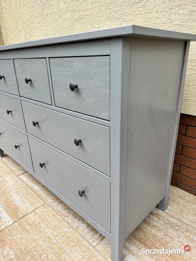 Komoda drewniana Ikea Hemnes szuflady duża Sulbiny
