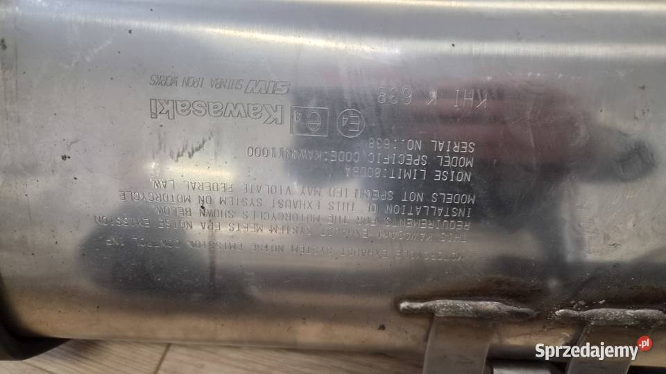 Tlumik wydech Kawasaki Versys 1000 Brodnica sprzedam