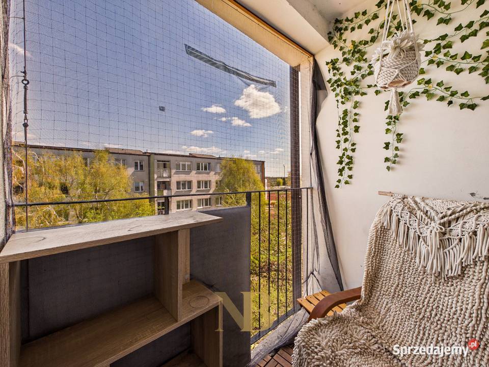 Nowy Dwór Maz 47m2 3 pokoje z gabinetem balkon