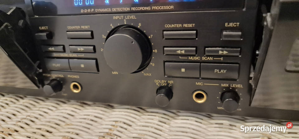 Magnetofon JVC TDW308 casette deck Międzychód sprzedam
