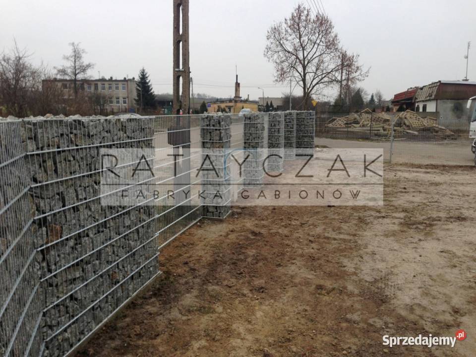 Gabion gabiony Ogrodzenie 120m Frontowe Kosze z Gniewkowo