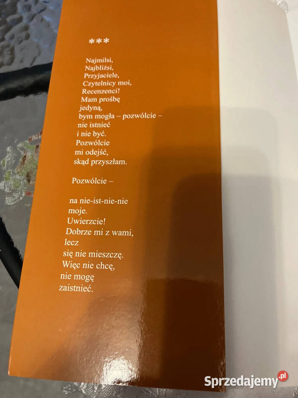 Książka Do spalenia z autografem autorki