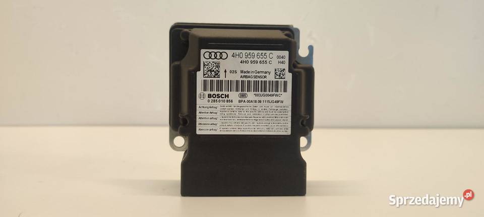 AUDI A7 4G MODUŁ SENSOR AIRBAG 4H0959655C Komputery