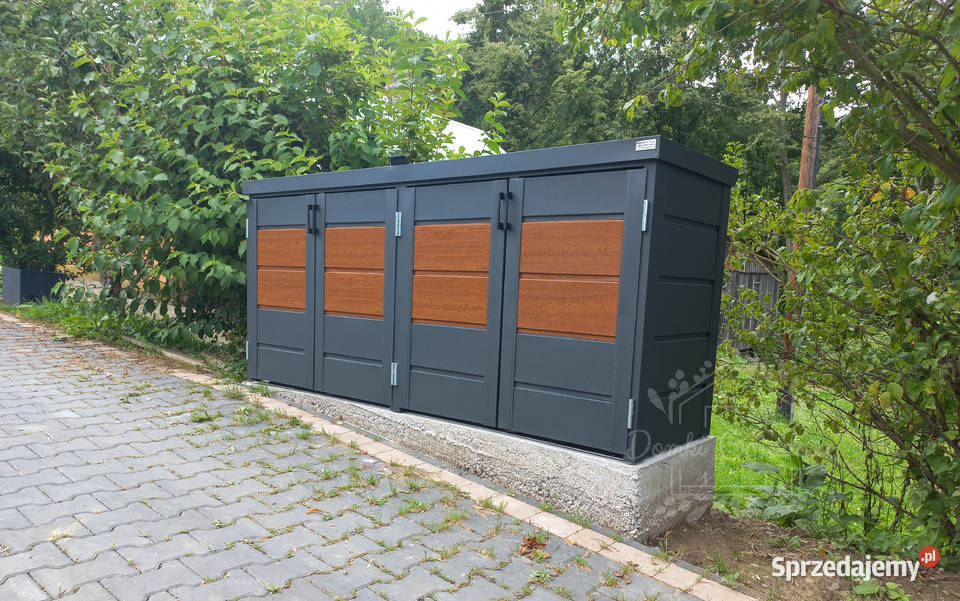 Zabudowa koszy na śmieci wiata śmietnikowa Miastko sprzedam
