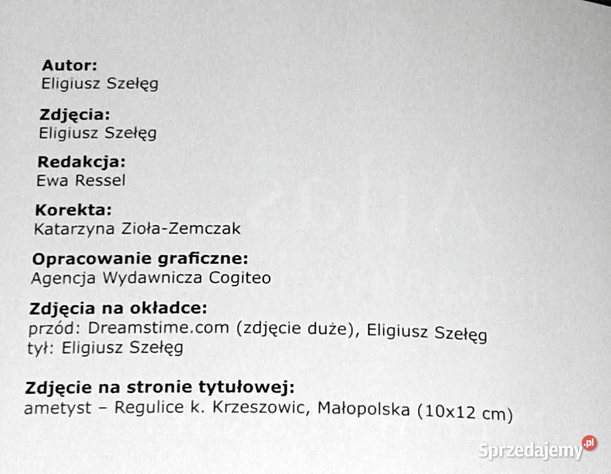 Atlas minerałów i skał Cz 2 Eligiusz Szełęg lubelskie