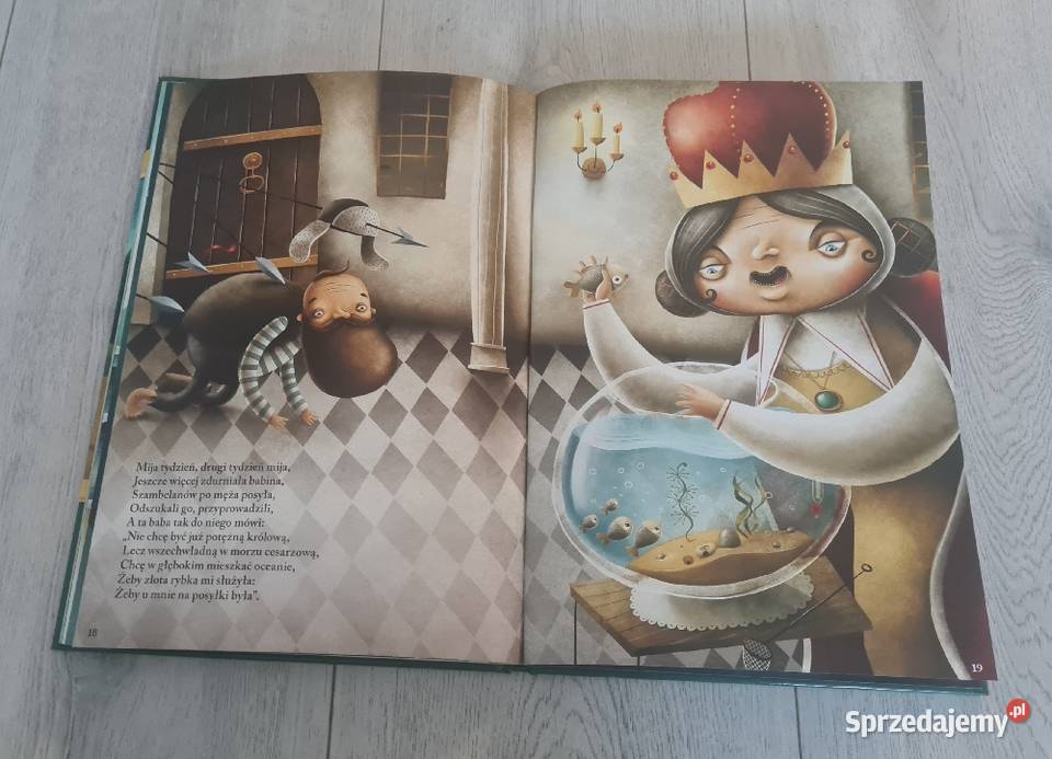 Książeczka bajki Bajka O Rybaku I Rybce Łódź