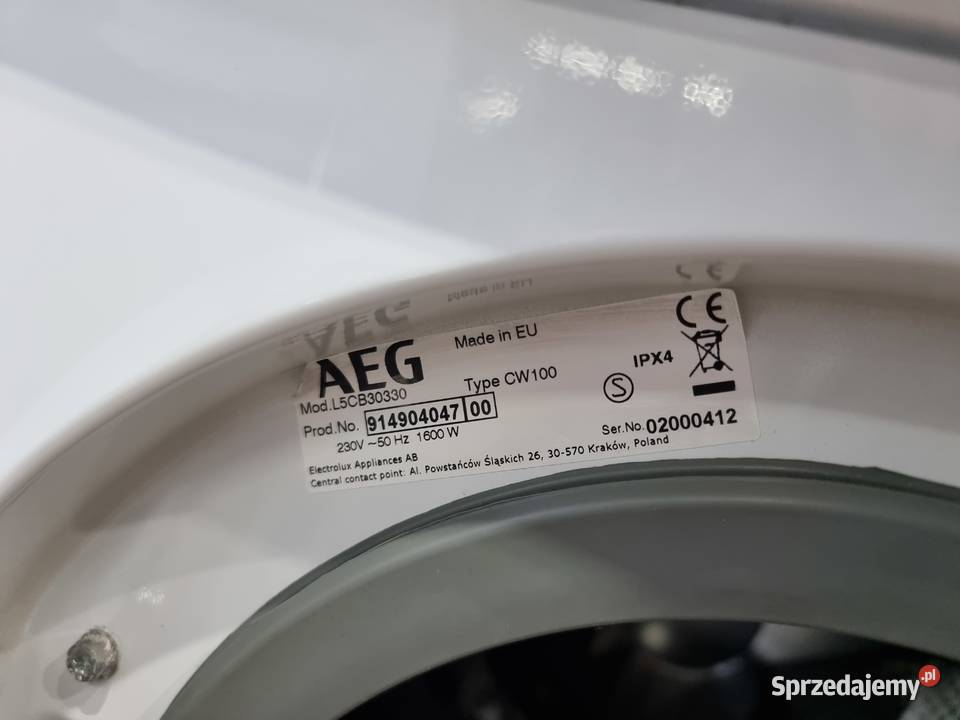 Pralka kompaktowa AEG Lavamat L5CB 30330 3 dolnośląskie Wrocław