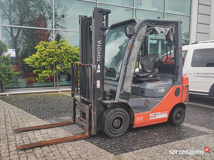 Wózek widłowy Toyota 028FGF18 18 t duplex 33 m