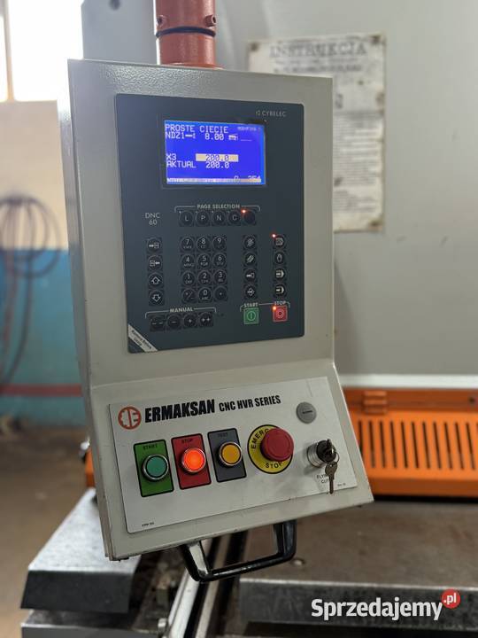 Gilotyna ERMAKSAN CNC 3100x13 Dąbrówka Tczewska