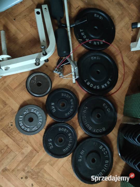 Ławka ławeczka z wyciągiem sztanga z mazowieckie sprzedam