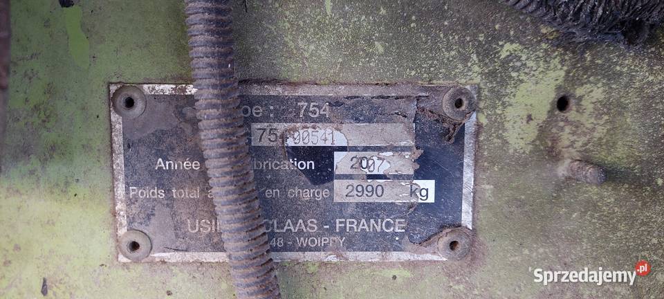 Sprzedam prase class 254 roto cut z 2007 roku Zbuczyn