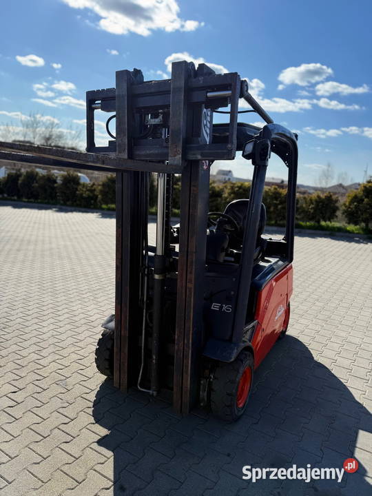 wózek widłowy elektryczny LINDE E16P01 Triplex Działoszyn sprzedam