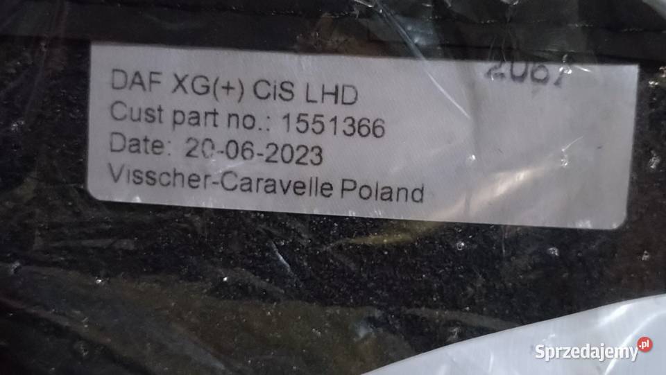 Dywaniki welurowe daf xg xg nowe oryginalne